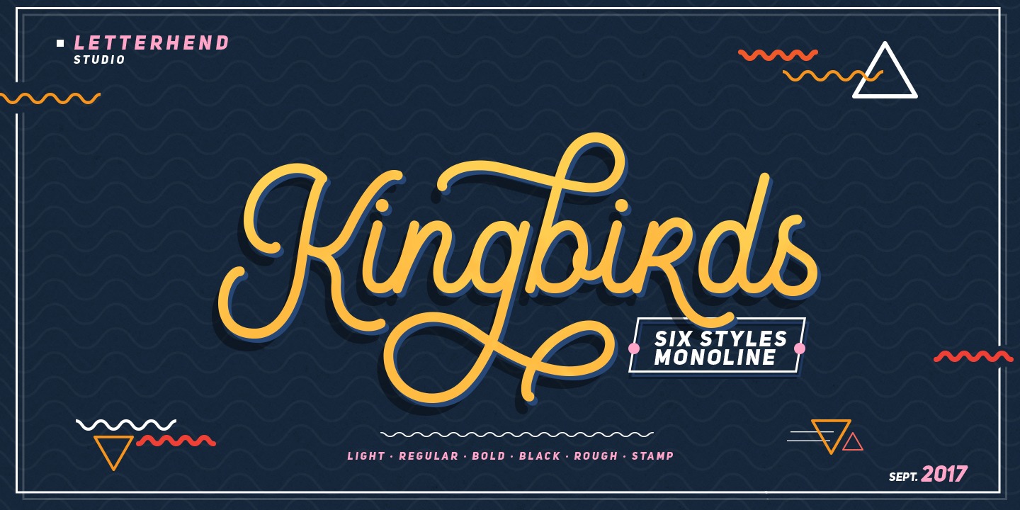 Шрифт Kingbirds